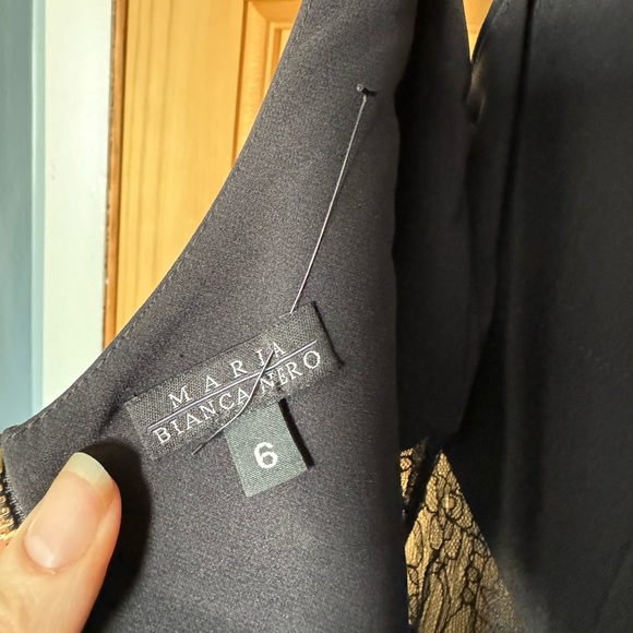 Maria Bianca Nero black formal dress size 6 - Picture 5 of 6